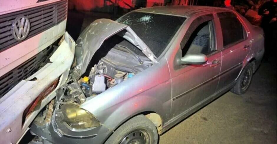 Imagem de compartilhamento para o artigo Motorista bêbado colide com caminhão parado e é preso em Camapuã da MS Todo dia